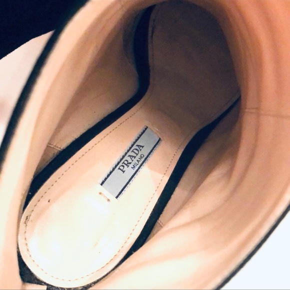 FINAL PRICE DROP AUTHENTIC PRADA BOOTIES - Picture 7 of 8